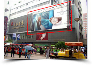 中国向けのマスメディア広告 アウトドア看板